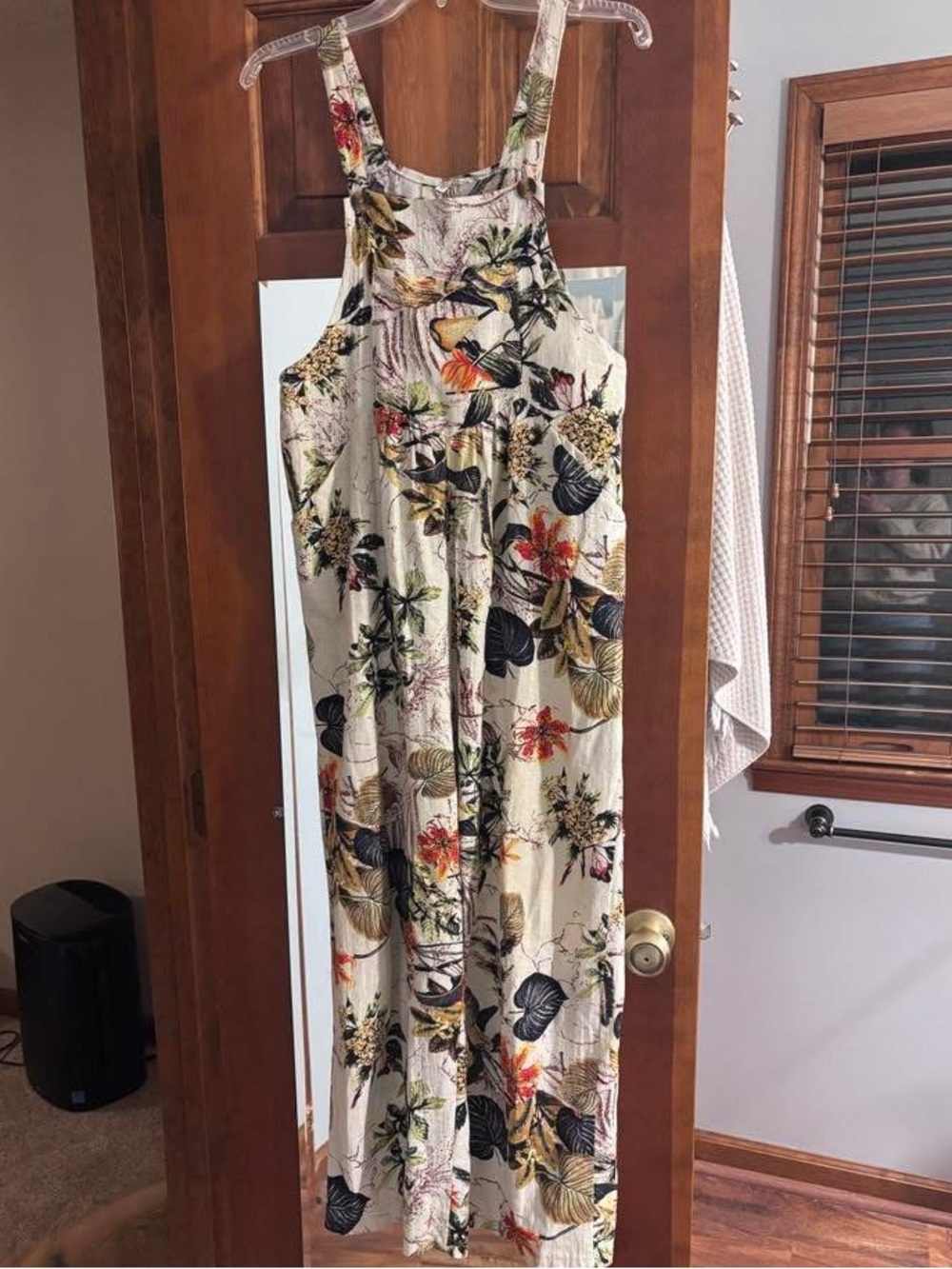 Cream Floral Tropical Jumper